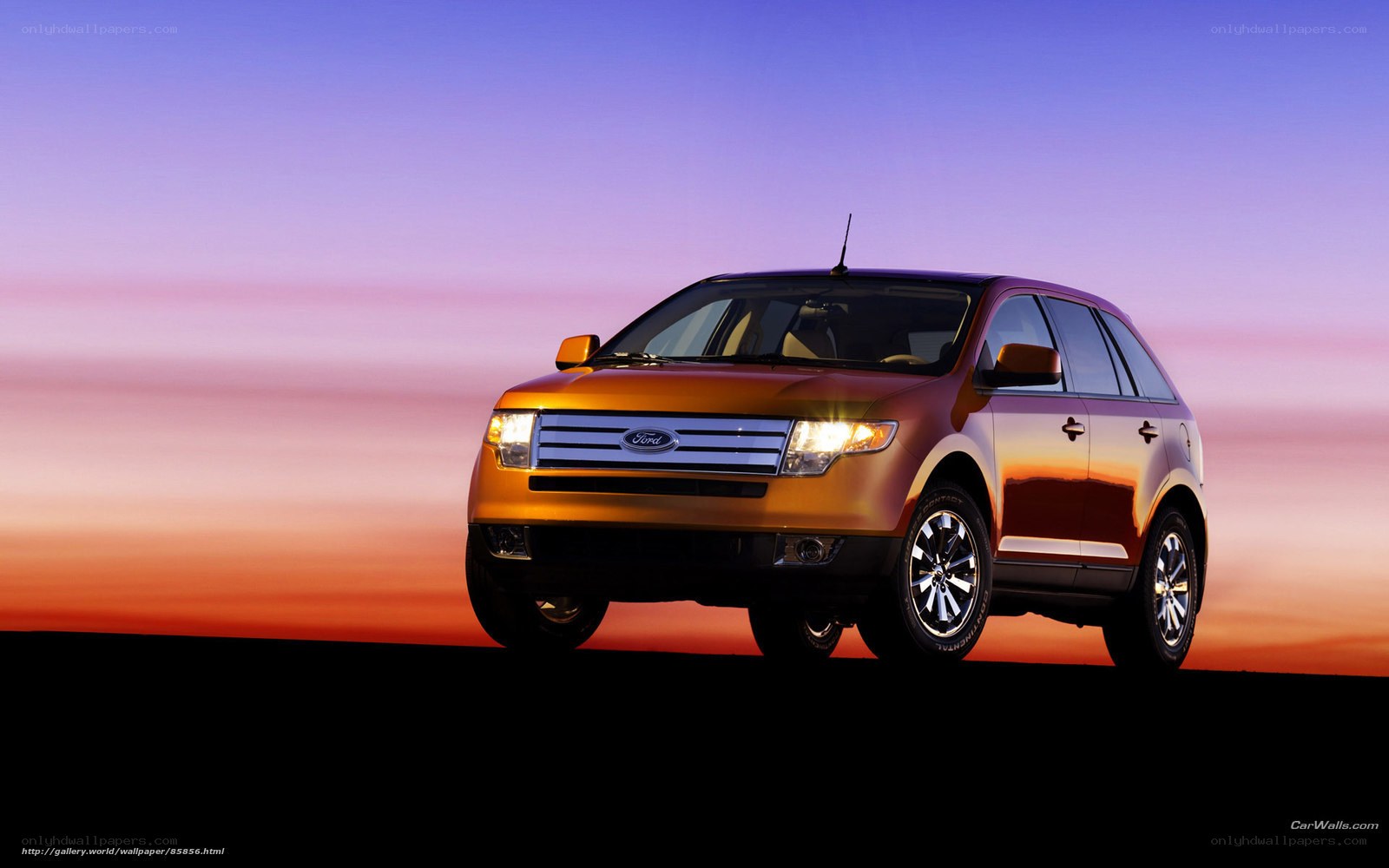 Ford Edge at sunset