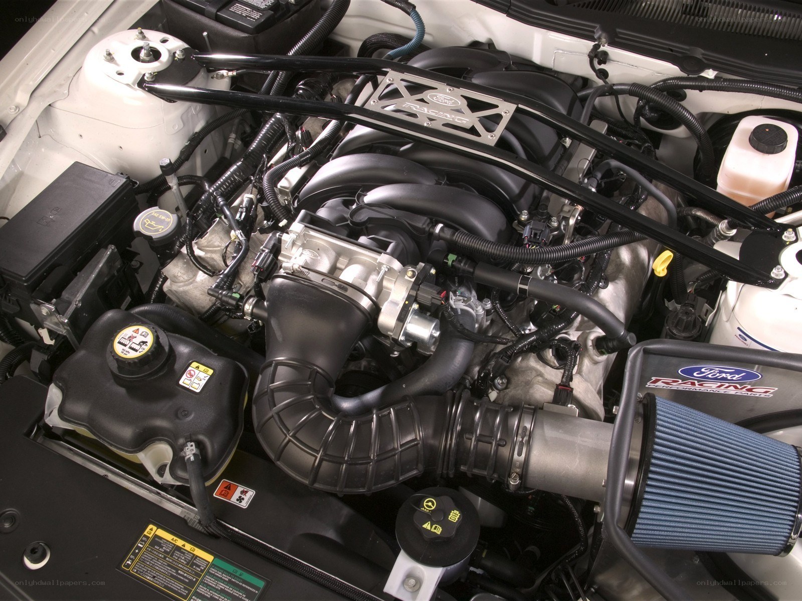 Ford engine bay close-up