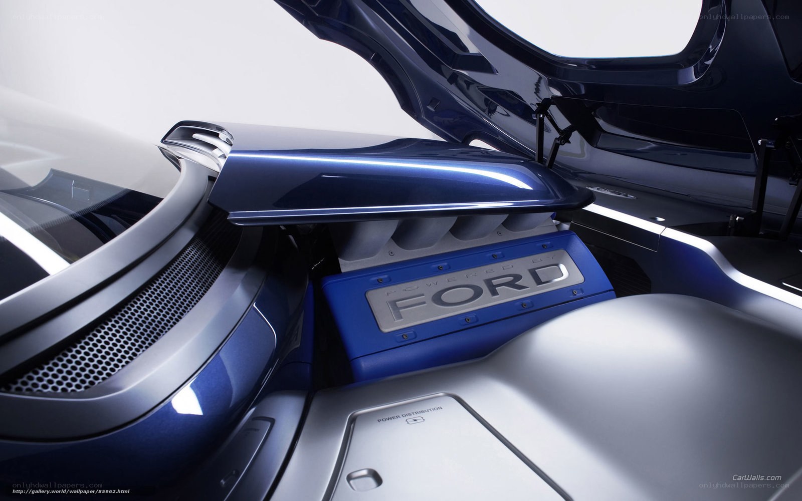 Ford engine bay interior
