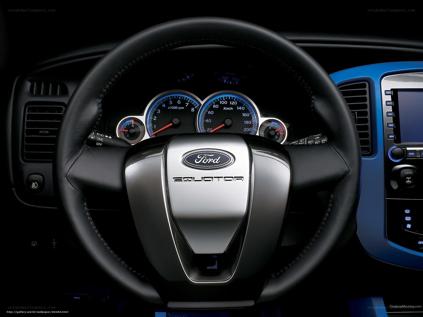 Ford Equator steering wheel interior
