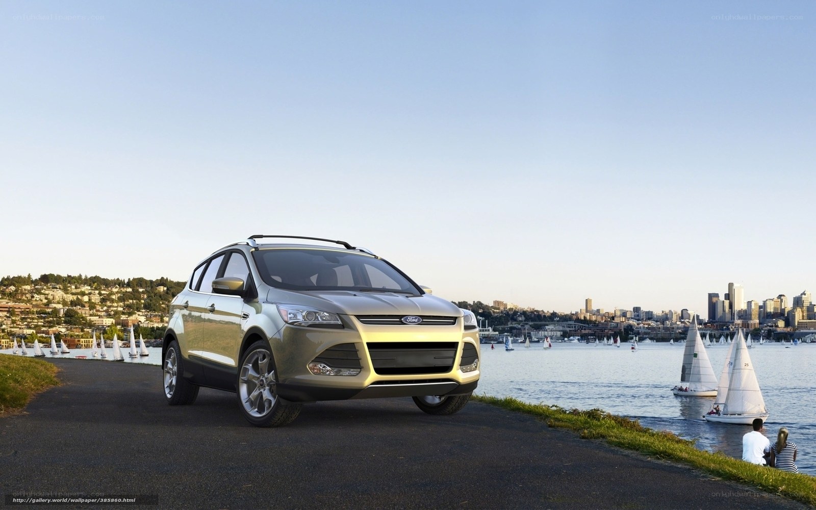 Ford Escape by the waterfront