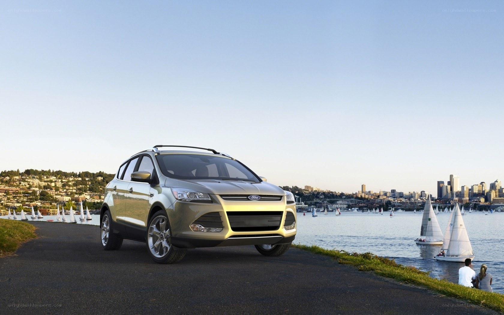 Ford Escape by the waterfront
