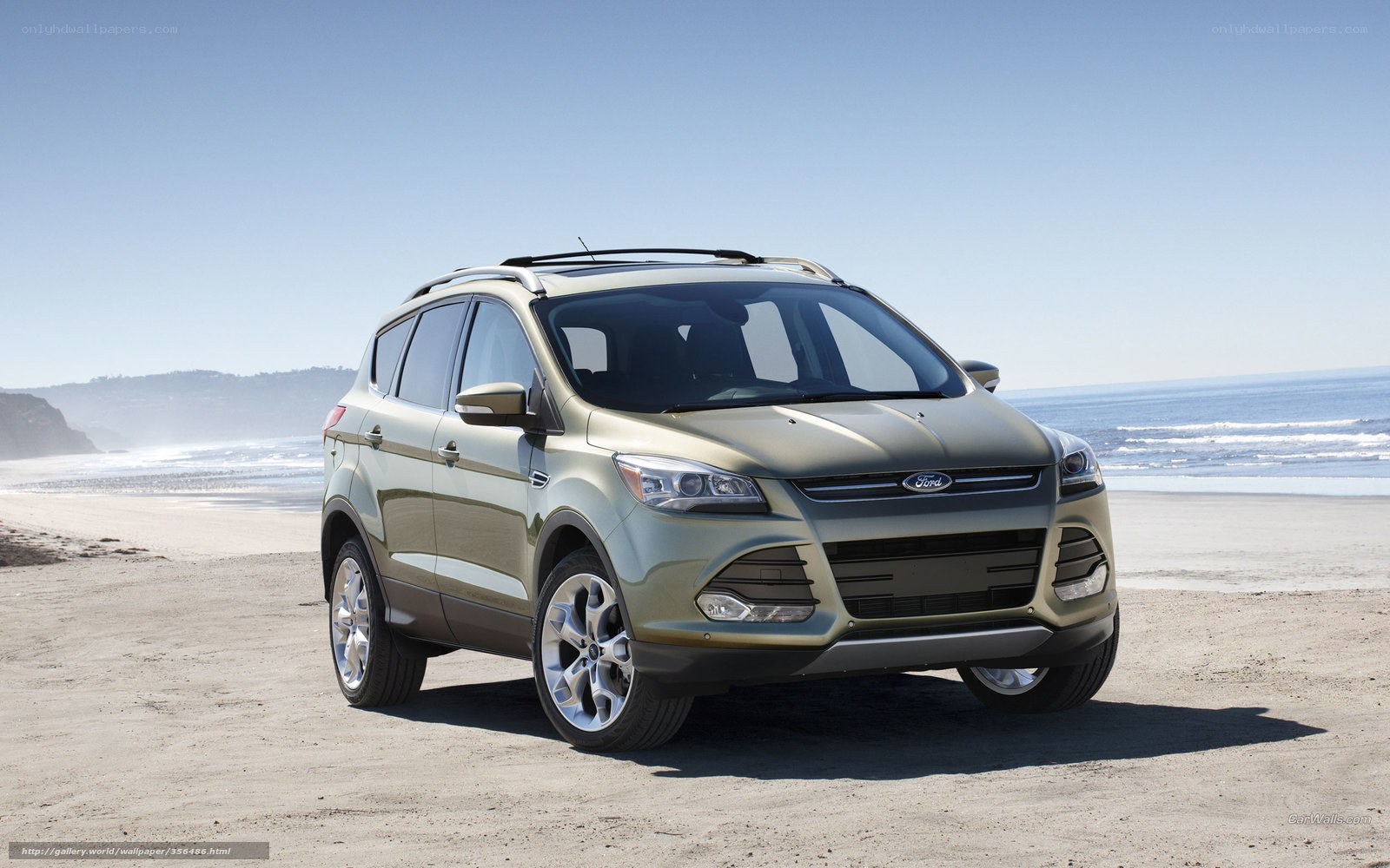 Ford Escape on beach