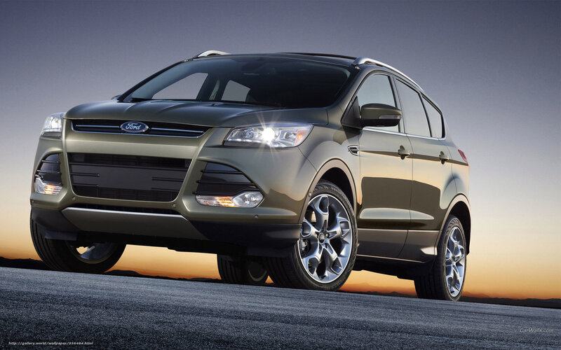 Ford Escape SUV at sunset