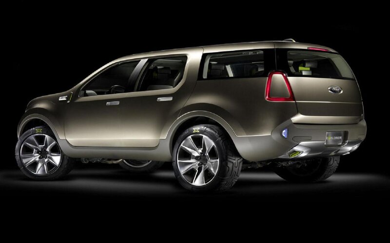 Ford Explorer Concept Car — Silver