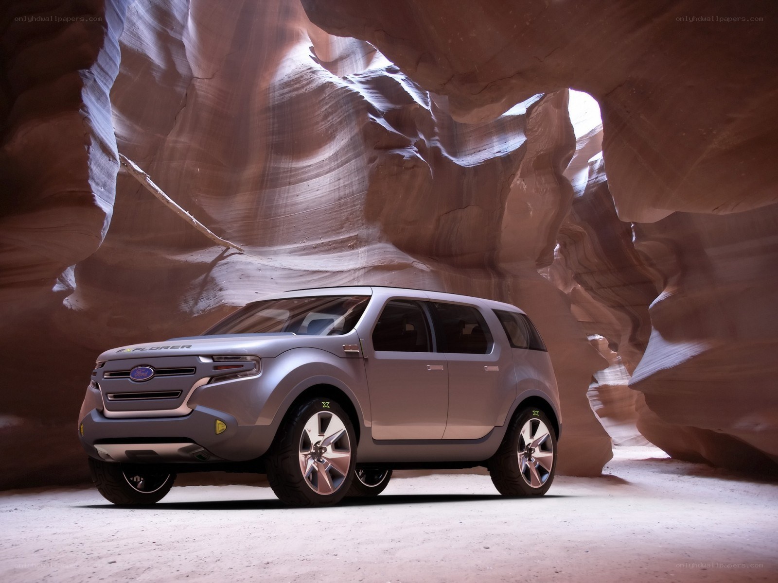 Ford Explorer Concept in canyon