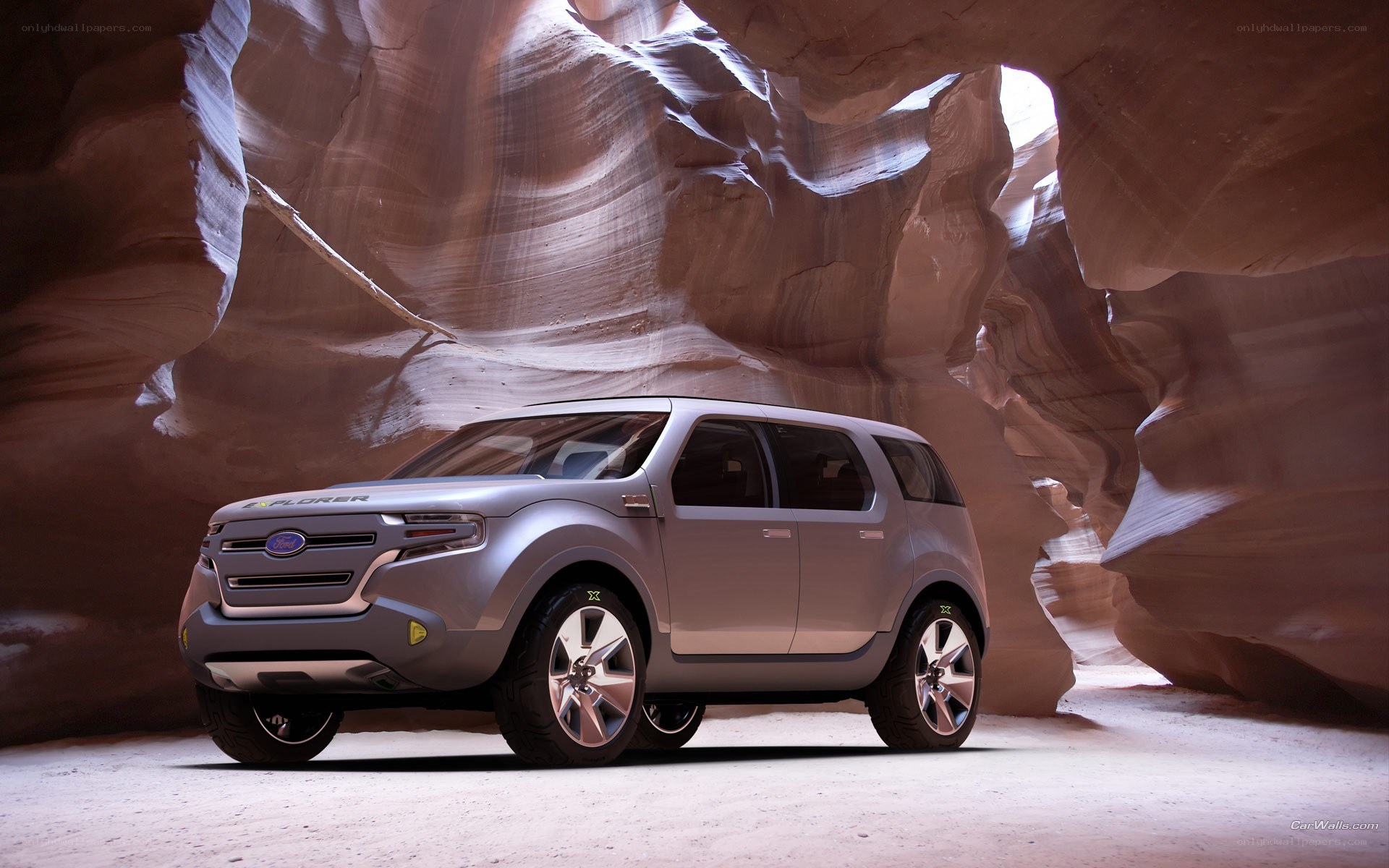 Ford Explorer Concept in canyon