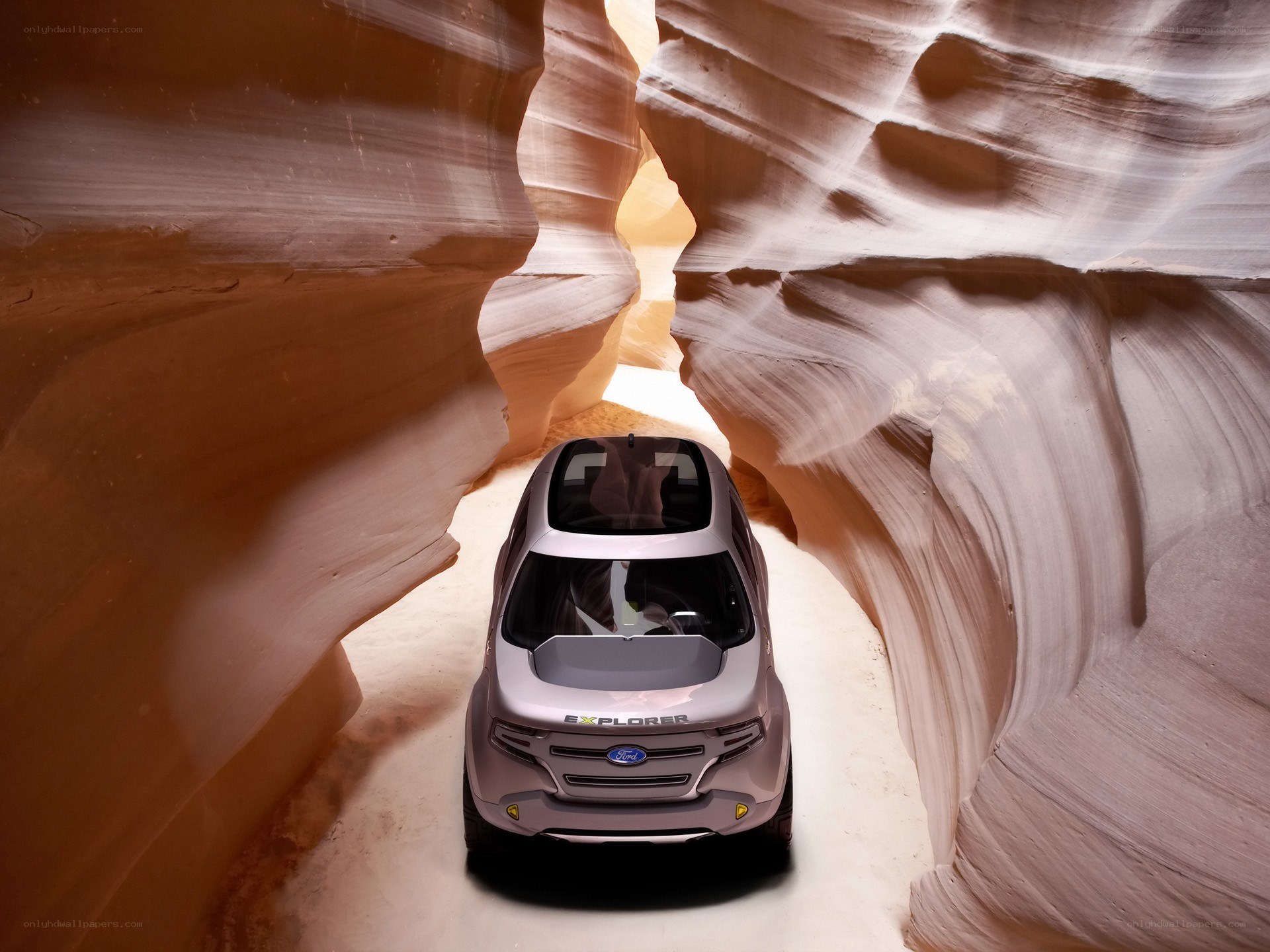 Ford Explorer concept in canyon