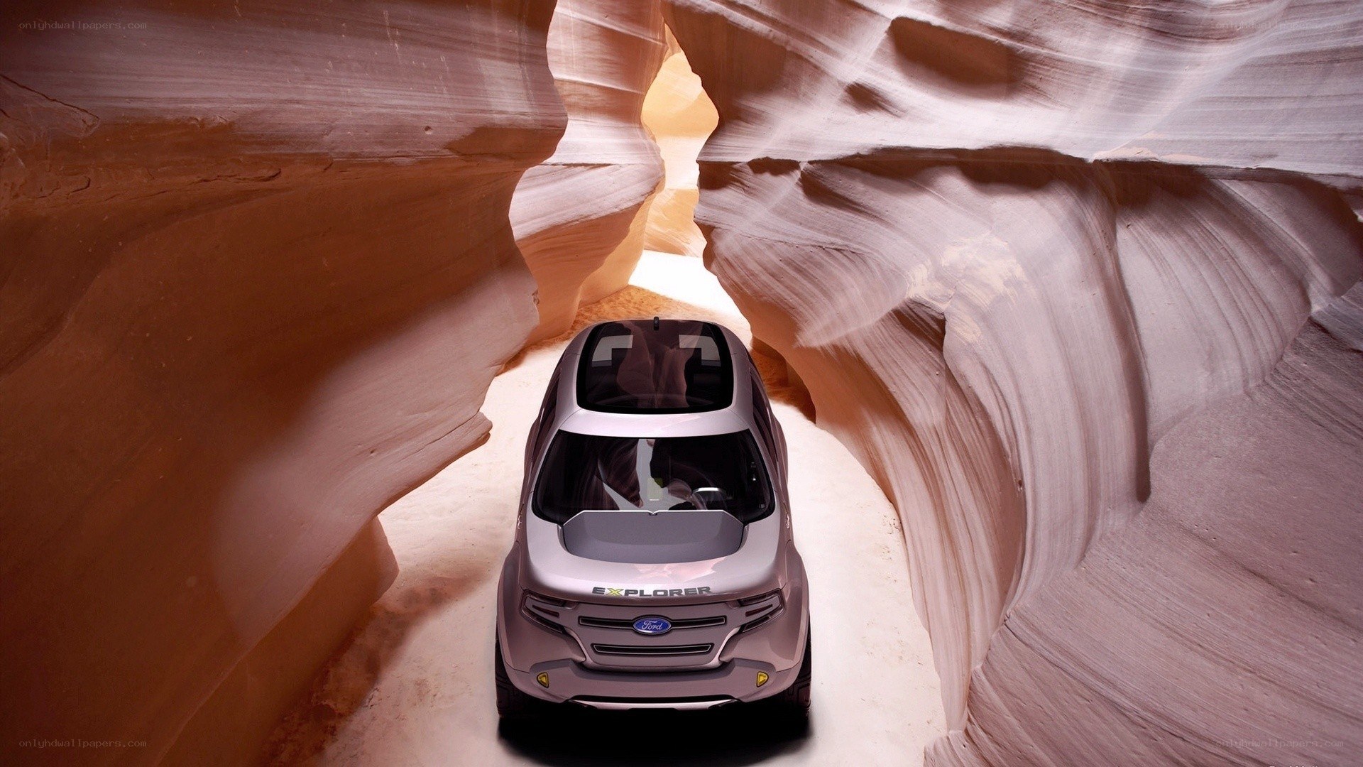 Ford Explorer concept in canyon