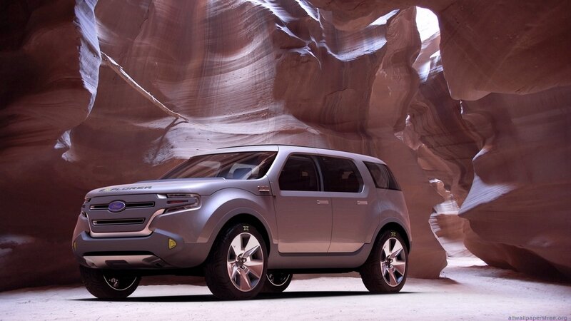 Ford Explorer concept in canyon