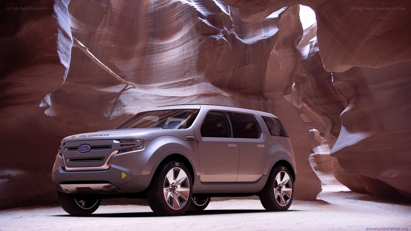 Ford Explorer concept in canyon