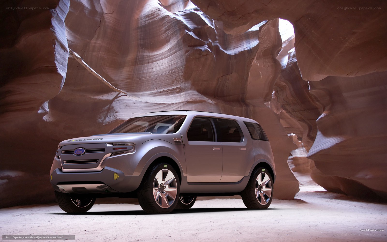 Ford Explorer Concept in canyon