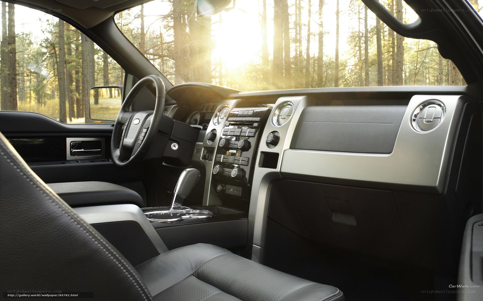 Ford F-150 interior view