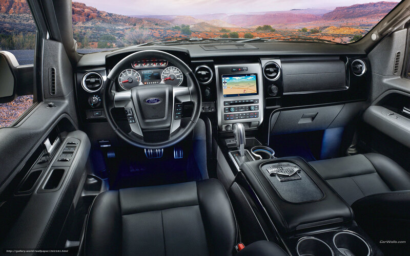 Ford F-150 interior with Harley-Davidson
