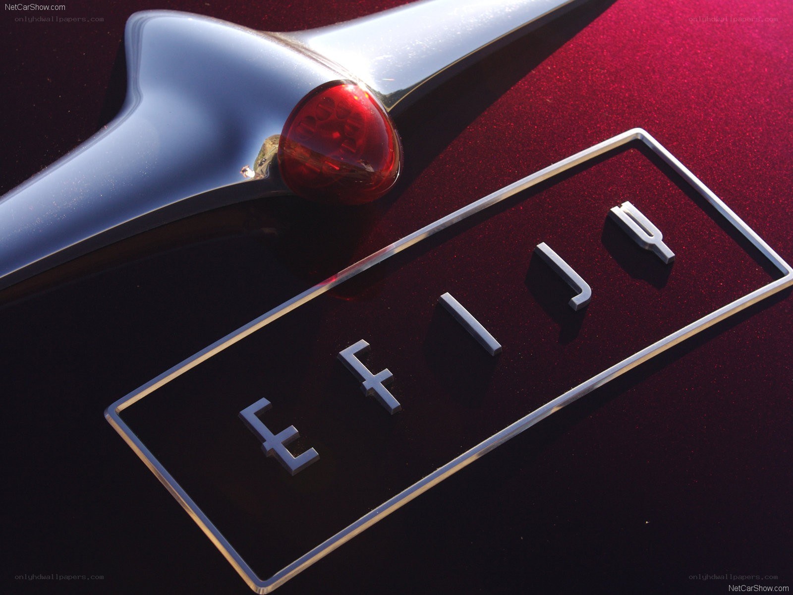Ford Fairlane emblem close-up