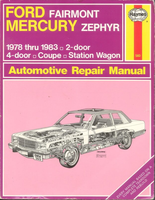 Ford Fairmont Repair Manual