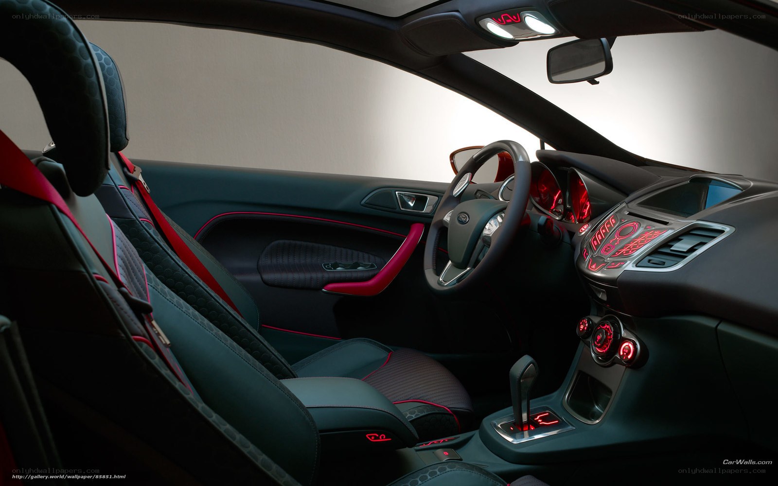 Ford Fiesta interior view
