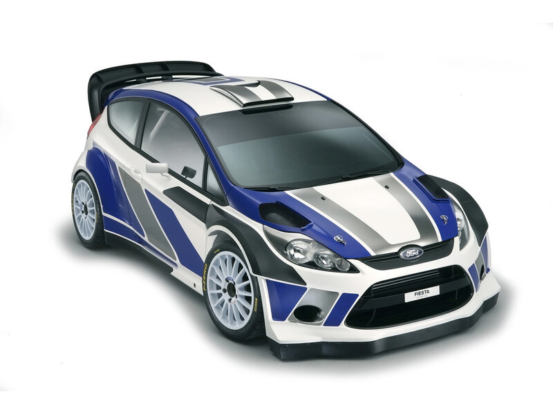 Ford Fiesta rally car