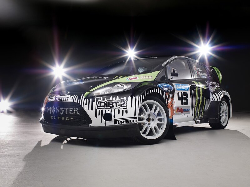 Ford Fiesta rally car
