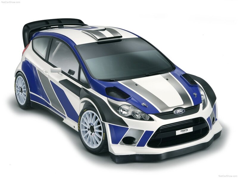 Ford Fiesta rally car
