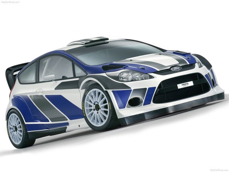 Ford Fiesta rally car