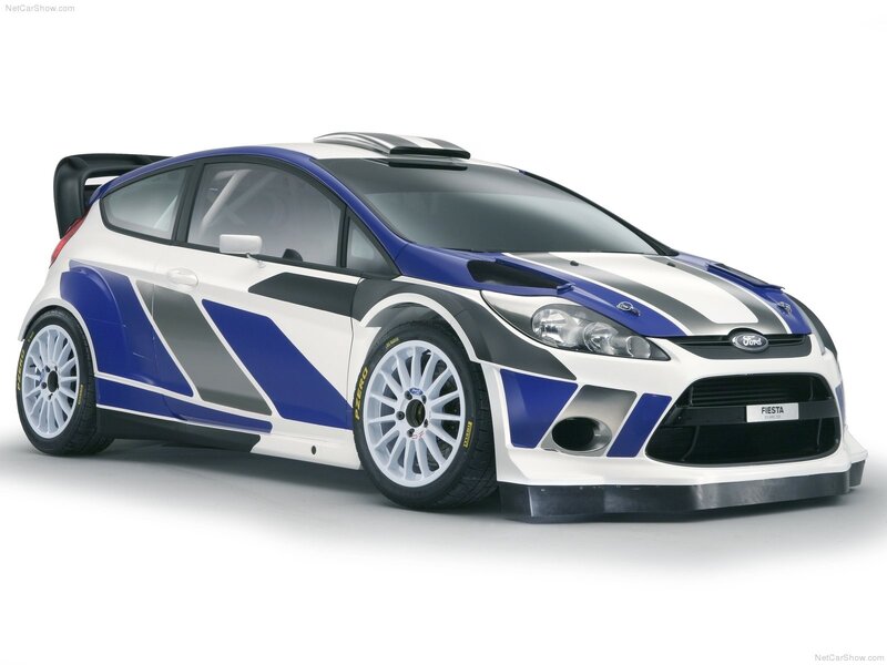 Ford Fiesta rally car