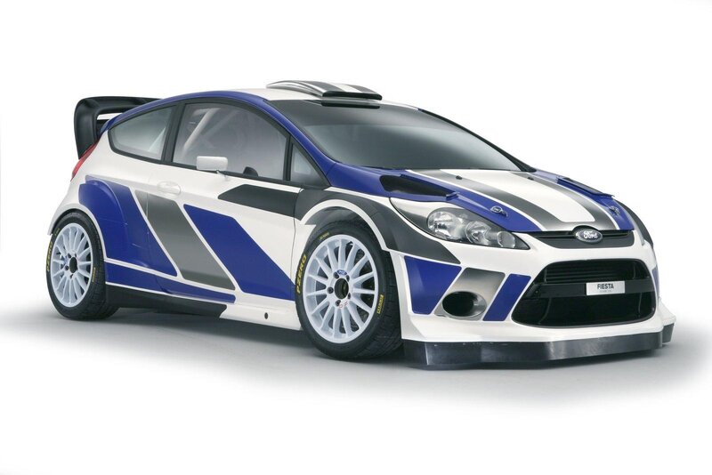 Ford Fiesta rally car