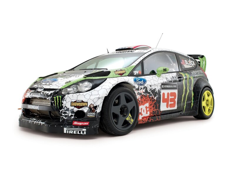 Ford Fiesta rally car