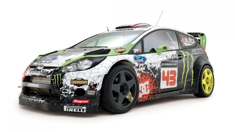 Ford Fiesta rally car