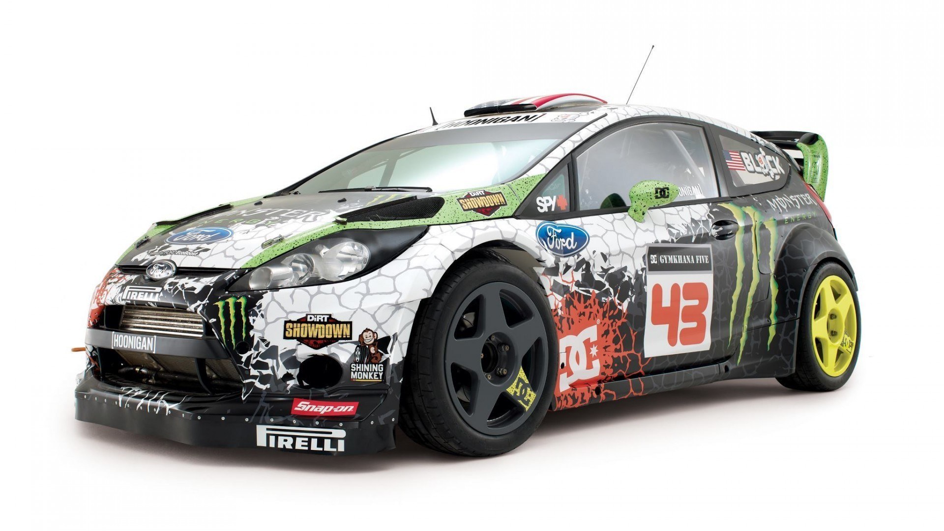 Ford Fiesta rally car