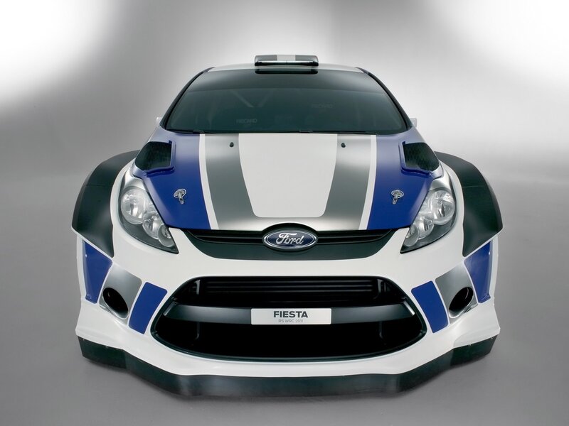 Ford Fiesta Rally Car — White