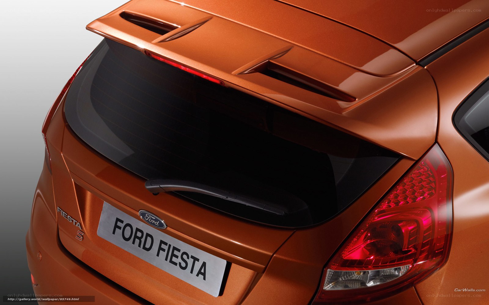 Ford Fiesta rear view