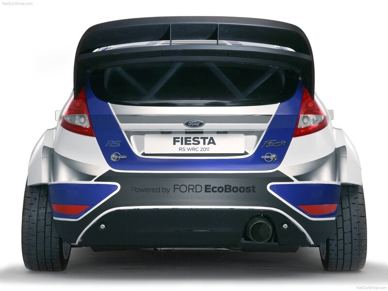 Ford Fiesta RS WRC 2011 rear view