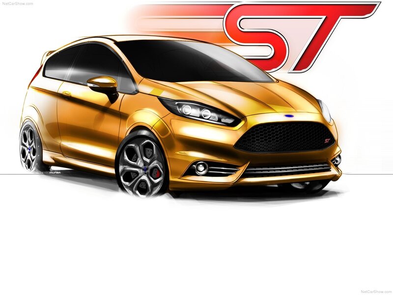 Ford Fiesta ST concept sketch