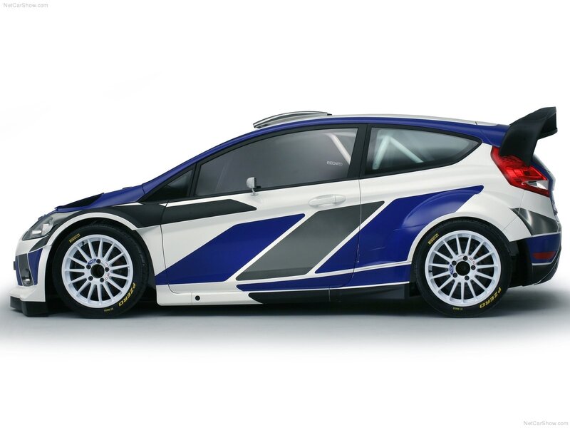 Ford Fiesta WRC rally car