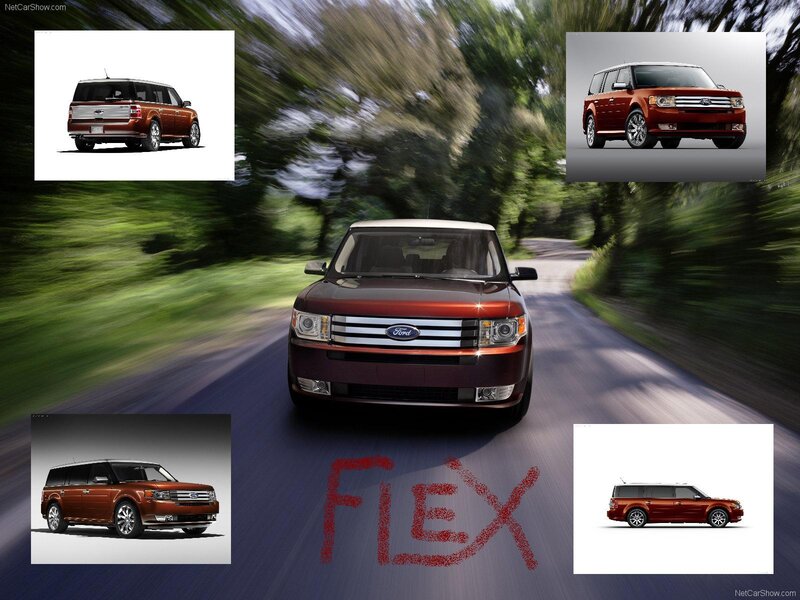 Ford Flex promotional collage