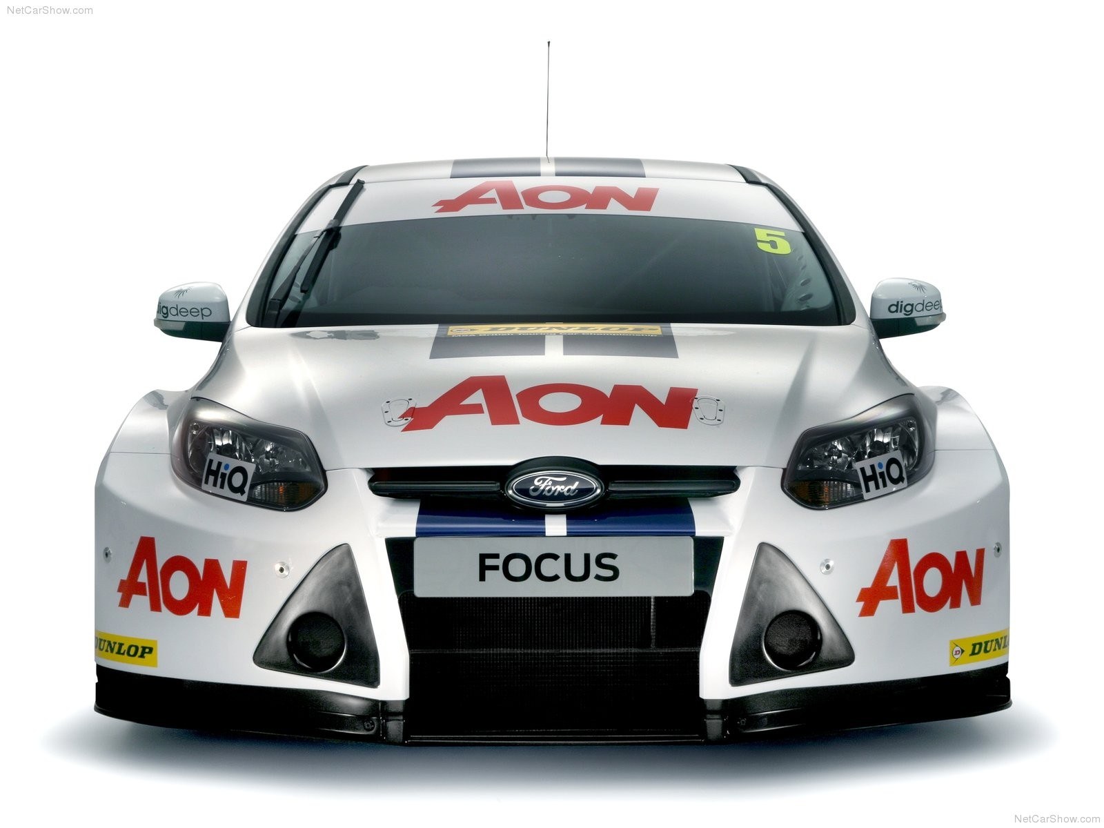 Ford Focus race car front view