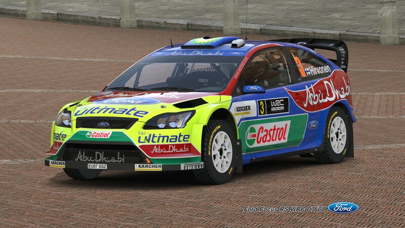 Ford Focus Rally Car — Blue