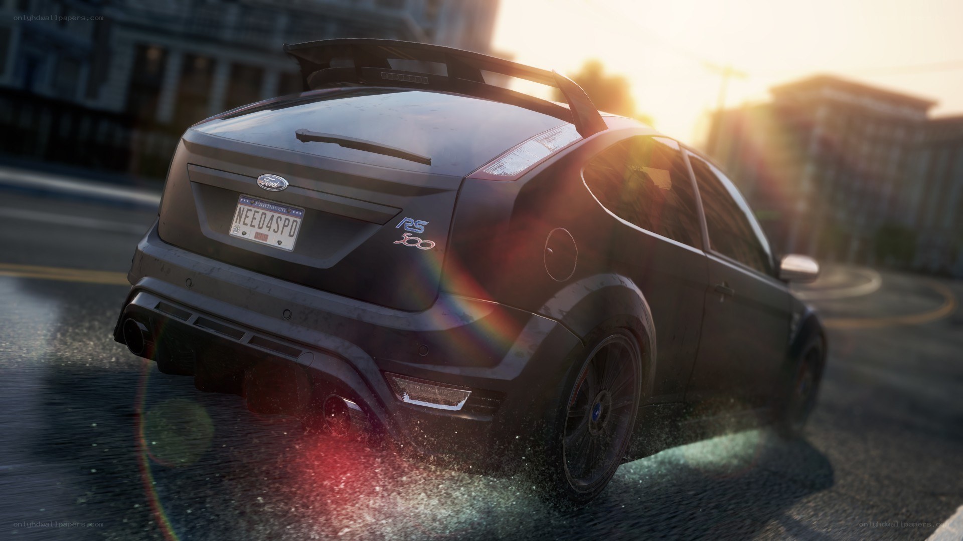 Ford Focus RS in motion