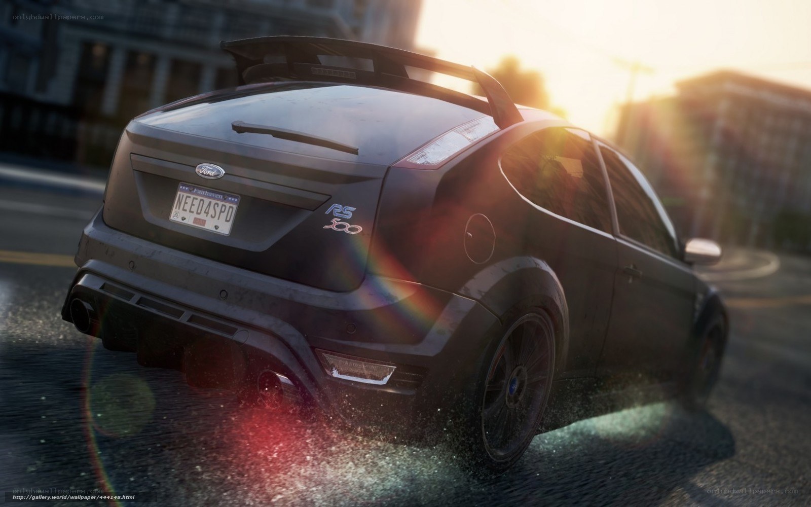 Ford Focus RS in motion