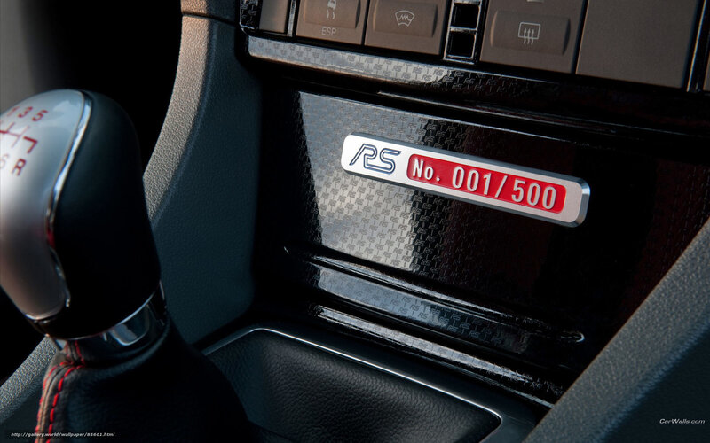 Ford Focus RS interior detail