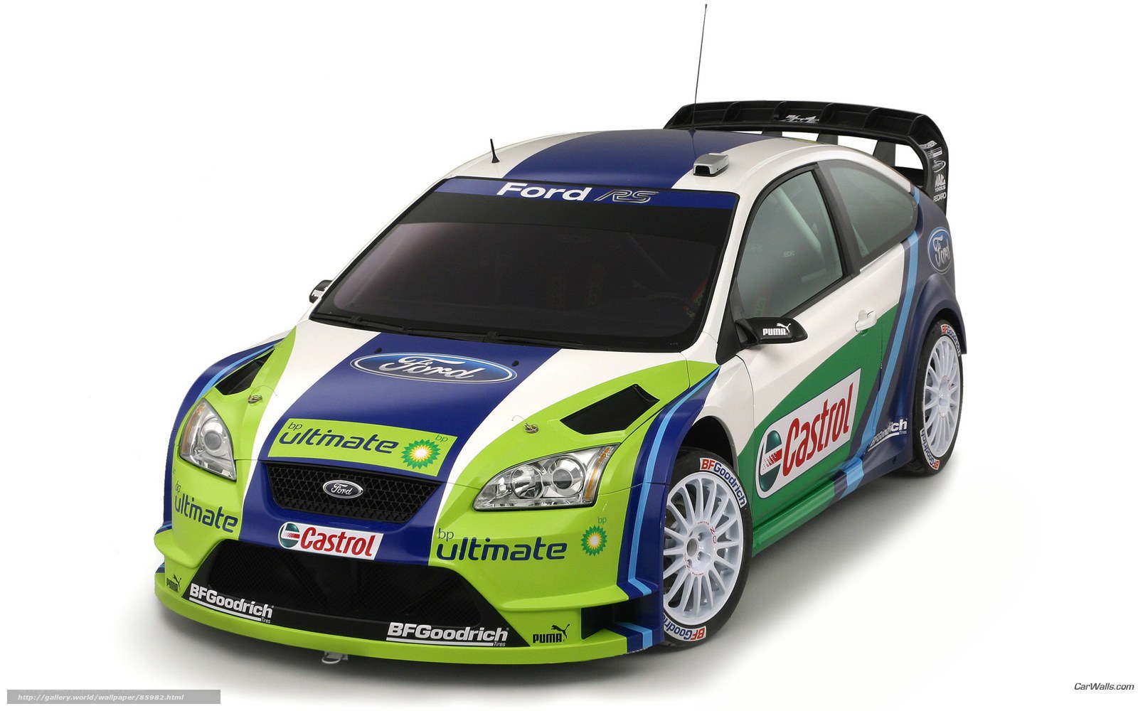Ford Focus RS WRC rally car