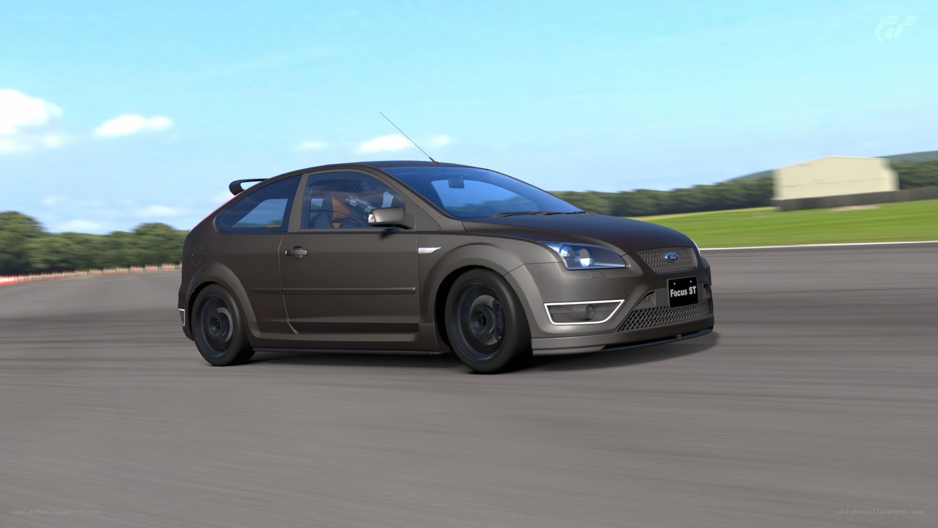 Ford Focus ST on a racetrack