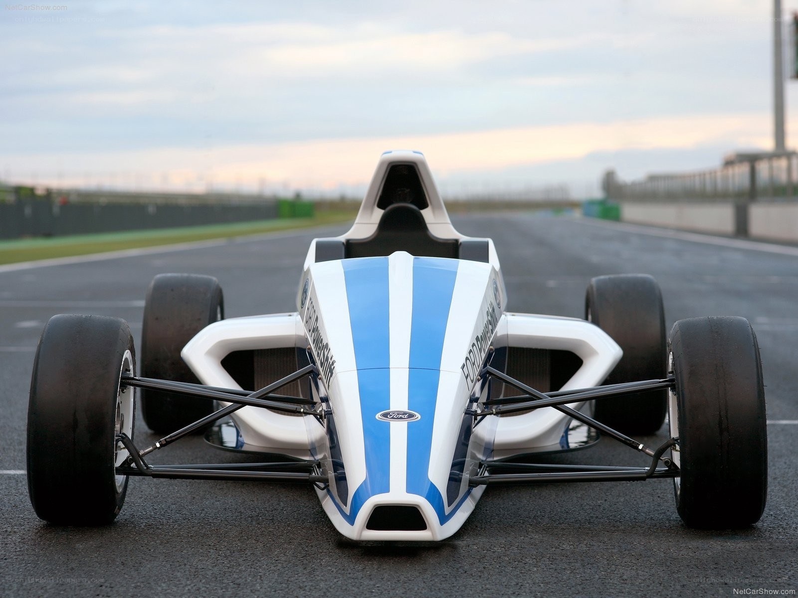 Ford Formula One car on track