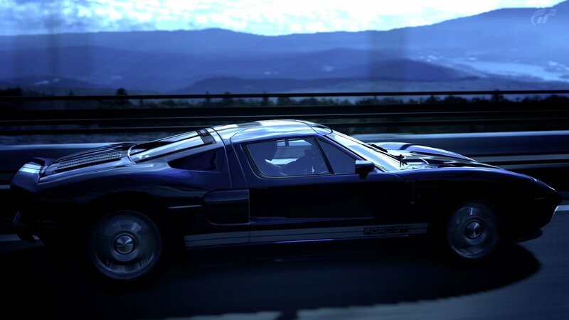 Ford GT on a highway