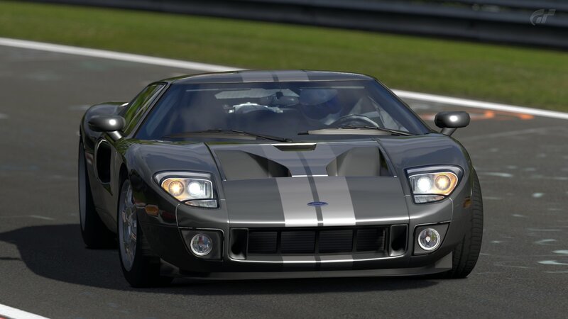 Ford GT on a racetrack
