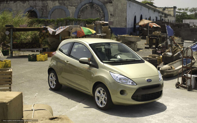Ford Ka in a market setting