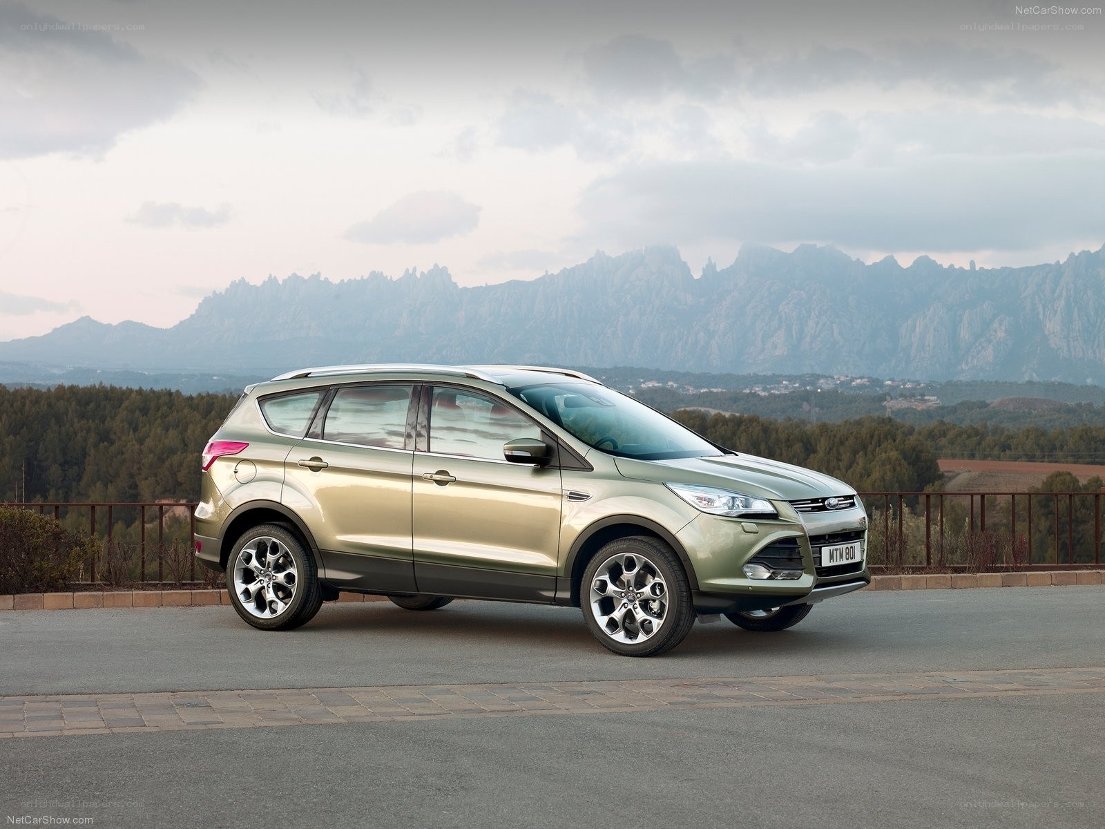 Ford Kuga SUV in landscape