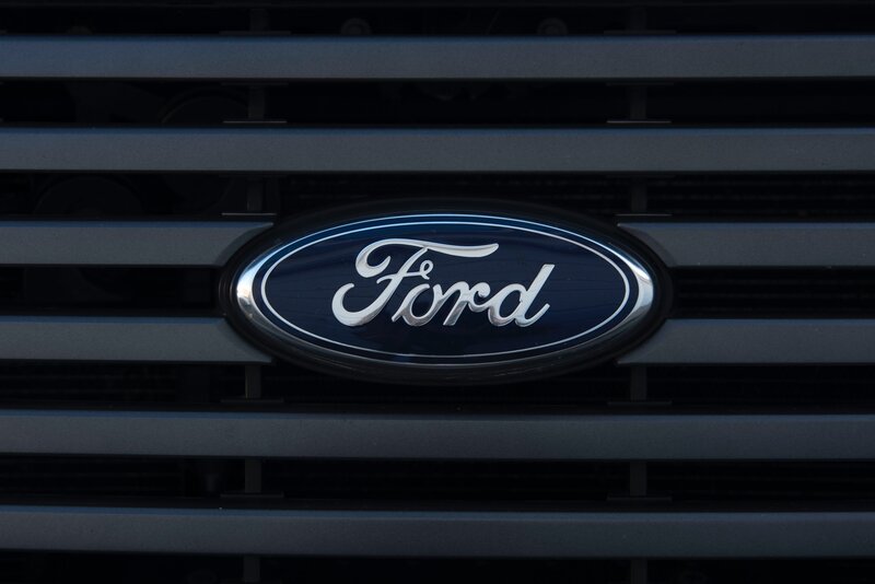 Ford Logo on Grille — Black
