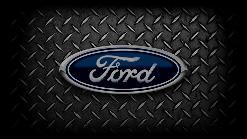 Ford Logo on Metal
